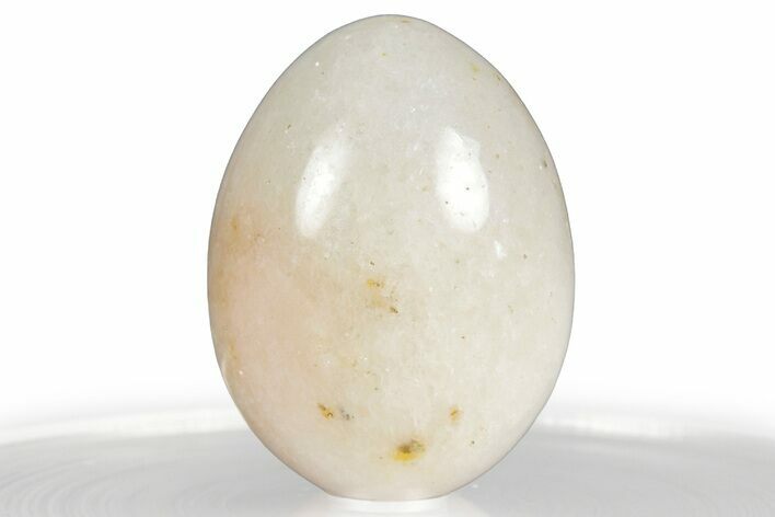 Polished Pink Calcite Egg - Utah #356444